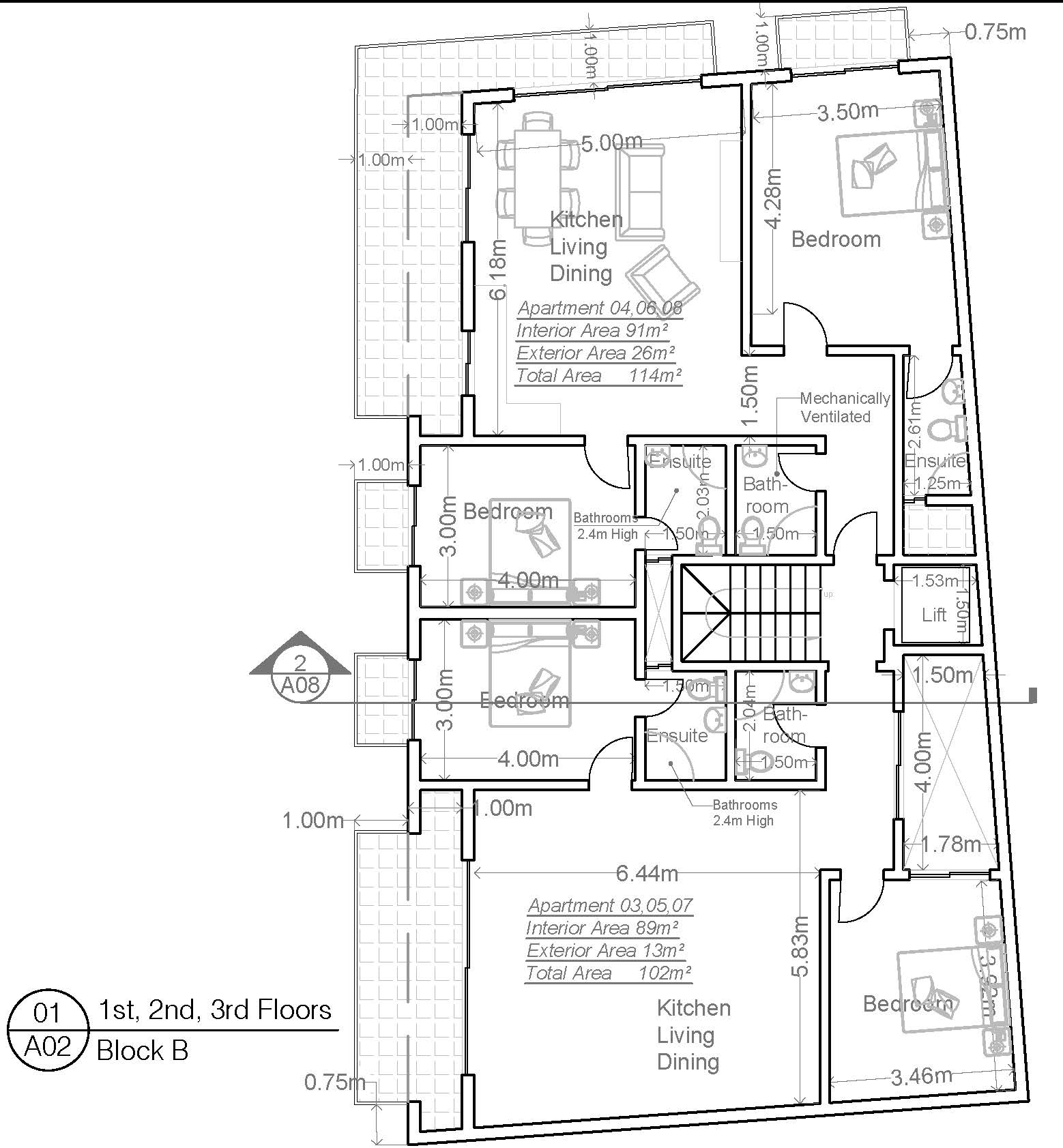 BLOCK B TYPICAL FLOOR – Better Homes Gozo